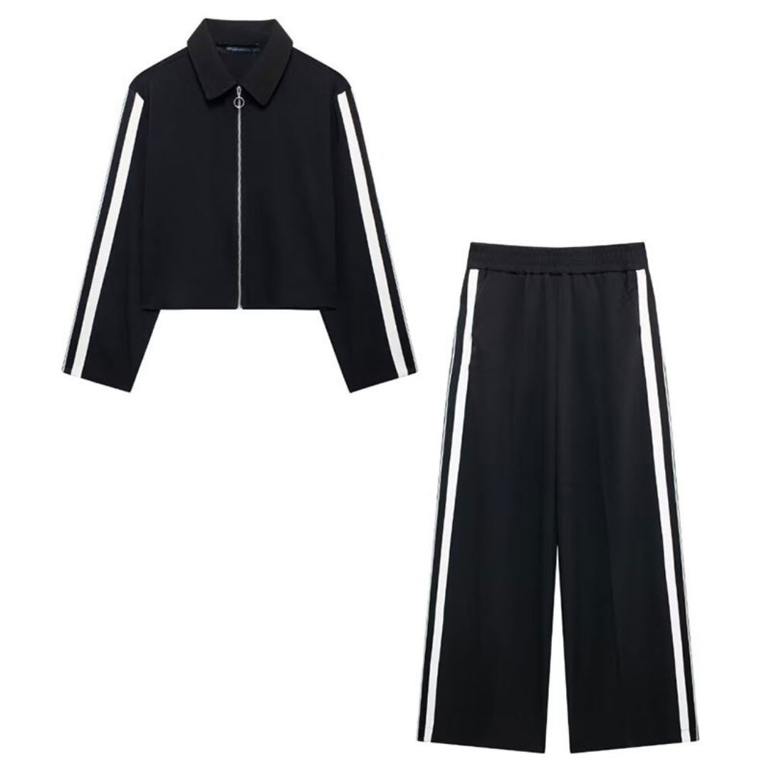AURELIA - Zweiteiliger Anzug mitJacke und Baggy-Hose